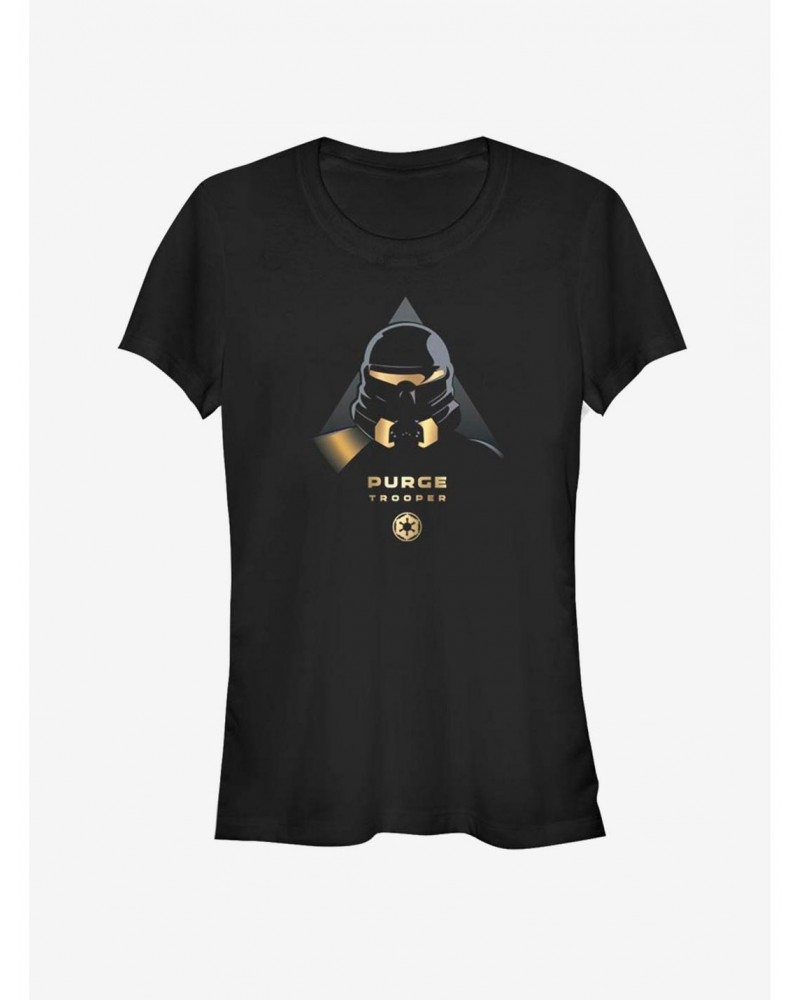 Star Wars Jedi: Fallen Order Purge Trooper Gold Girls T-Shirt $6.96 T-Shirts