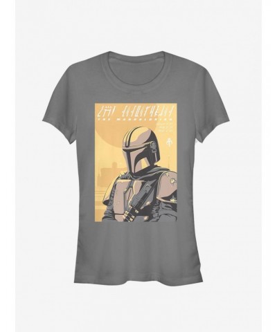 Star Wars The Mandalorian Mandalorian Poster Girls T-Shirt $7.77 T-Shirts