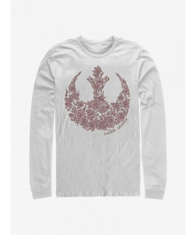 Star Wars Rose Rebel Long-Sleeve T-Shirt $10.53 T-Shirts