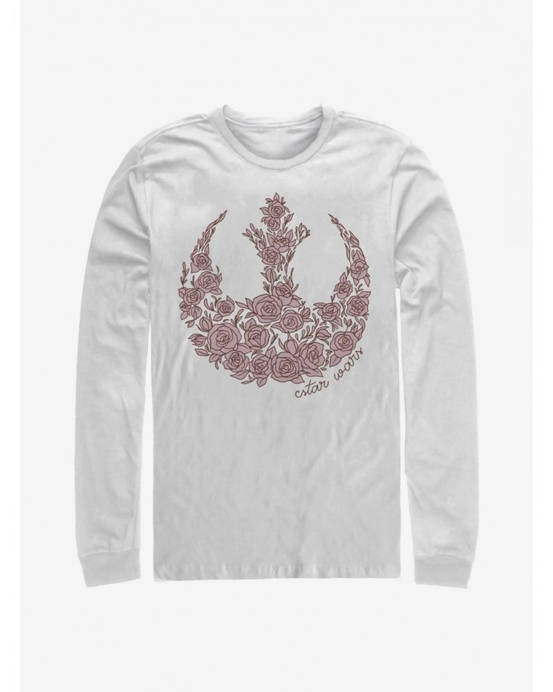 Star Wars Rose Rebel Long-Sleeve T-Shirt $10.53 T-Shirts