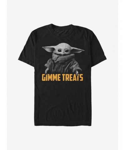 Star Wars The Mandalorian Photoreal Gimmie Treats T-Shirt $5.90 T-Shirts