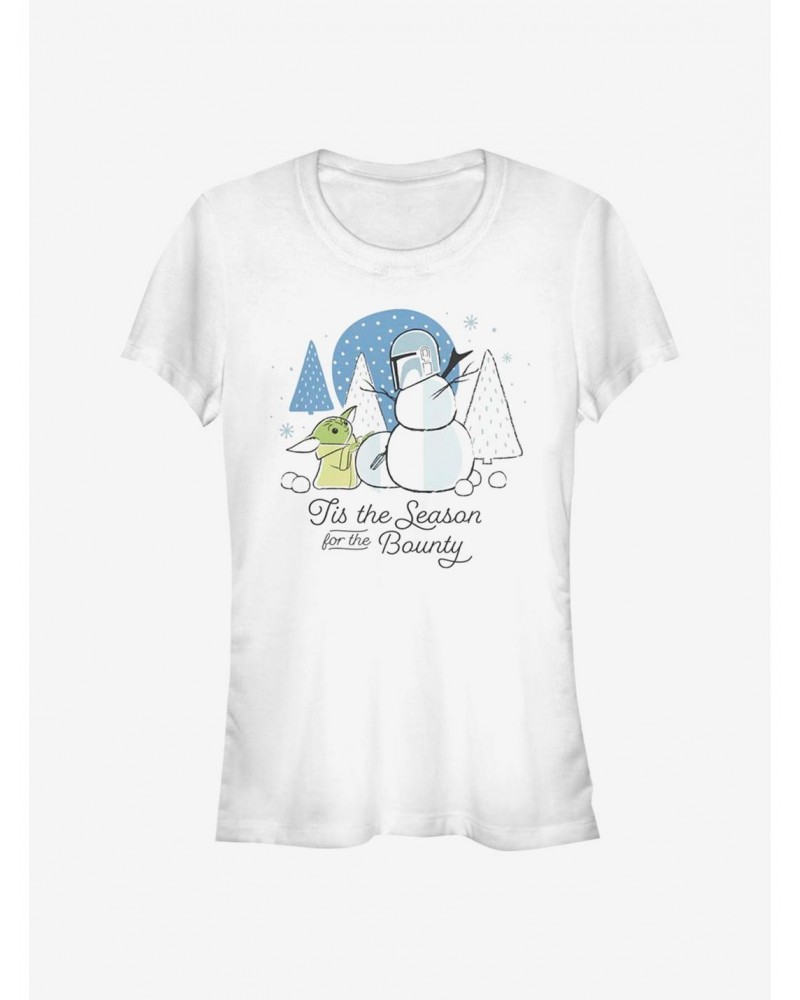 Star Wars The Mandalorian Tis The Season The Child Girls T-Shirt $7.60 T-Shirts