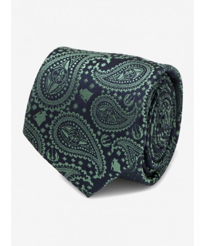 Star Wars Yoda Green Paisley Tie $27.48 Ties