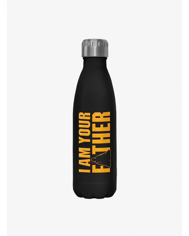 Star Wars Fathers Day Black Stainless Steel Water Bottle $5.98 Water Bottles